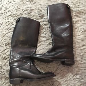 J CREW 02960 Field Boots Leather